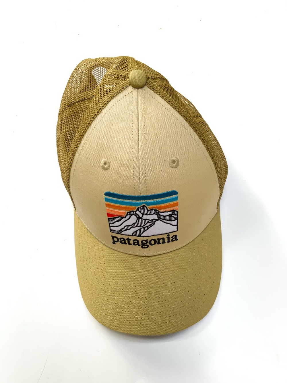 Patagonia Yellow Mesh Trucker Hat